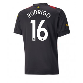 Herren Fußballbekleidung Manchester City Rodri Hernandez #16 Auswärtstrikot 2022-23 Kurzarm